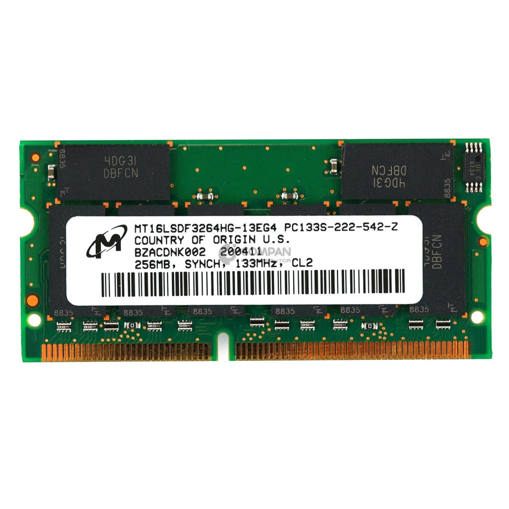 MT16LSDF3264HG-13EG4 MICRON 256MB PC-133 CL2